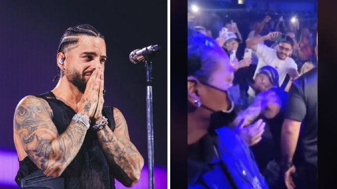 Video: reacción de Maluma en contra de un fan