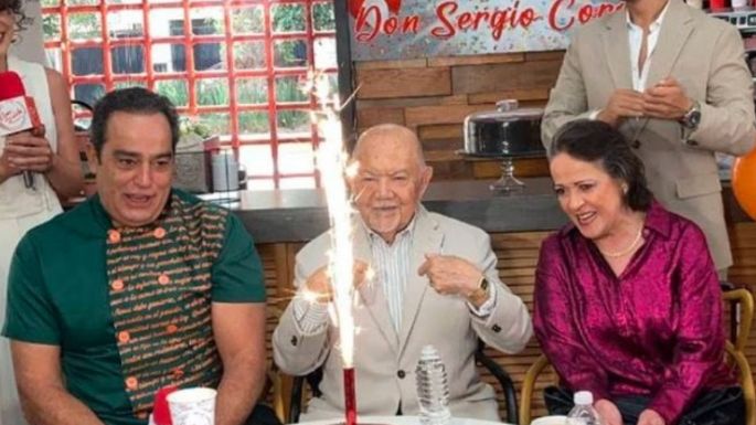 "Los infartos todavía no tienen cabida en mí": Sergio Corona al cumplir sus 95 años