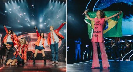 Anahí reaparece en concierto de RBD, después de haber sido hospitalizada