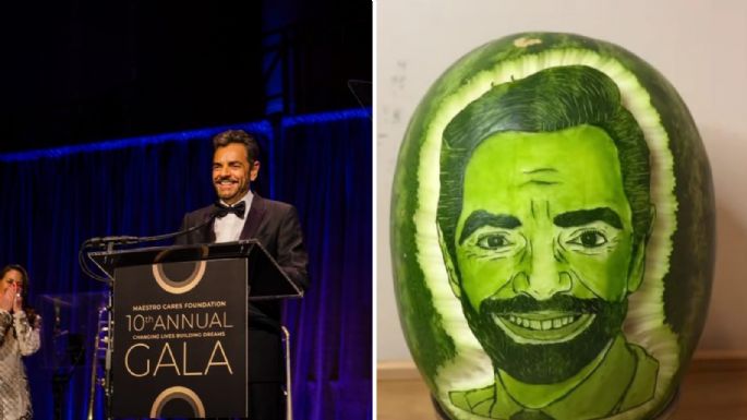 Eugenio Derbez a punto de perder un vuelo ¡por una sandía!