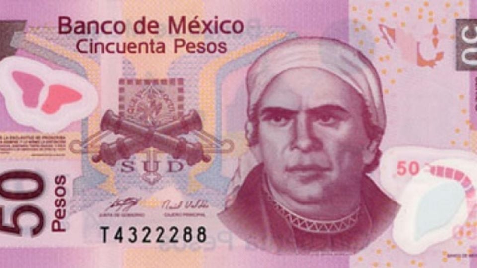 Este es el raro billete de 50 pesos que puedo aumentar siete ceros en su valor, según algunos coleccionistas.