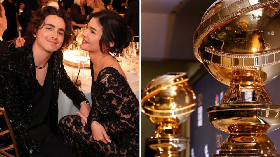 El beso de Kylie Jenner y Timothée Chalamet que se robó la noche en los Globos de Oro
