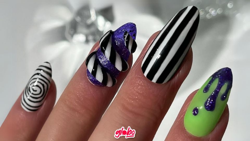 Uñas de Beetlejuice.