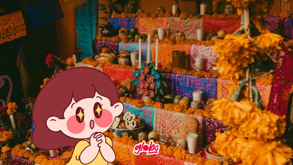 Este es el significado de cada uno de los siete niveles de la ofrenda de Día de Muertos.