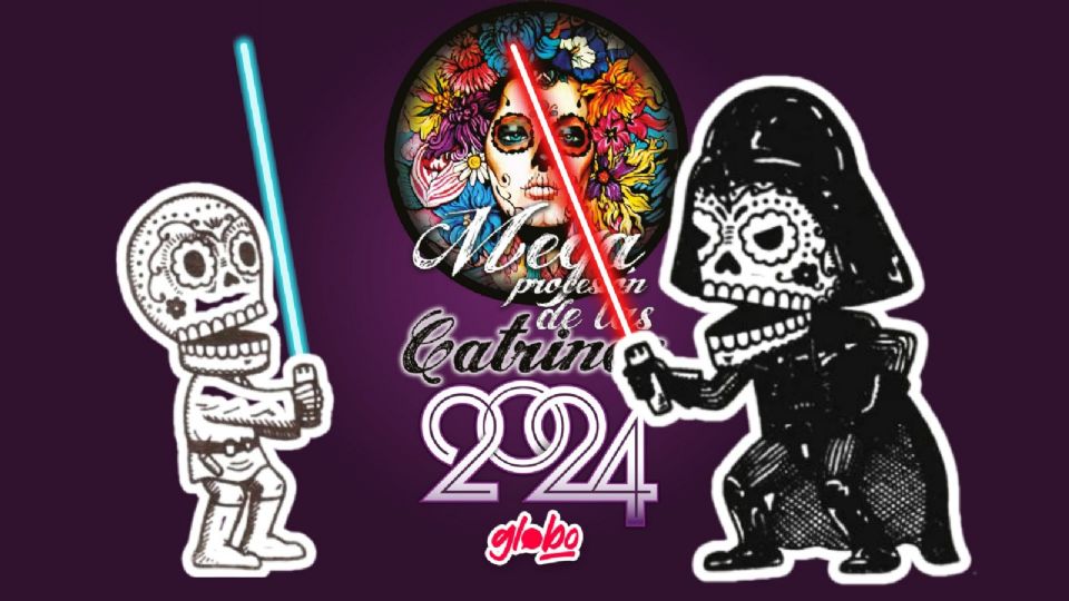 Mega Procesión de Catrinas 2024 CDMX tendrá contingente de Star Wars.