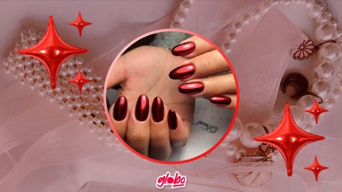 Las uñas 'chrome rojo', el nail art favorito para la temporada de Invierno 2024