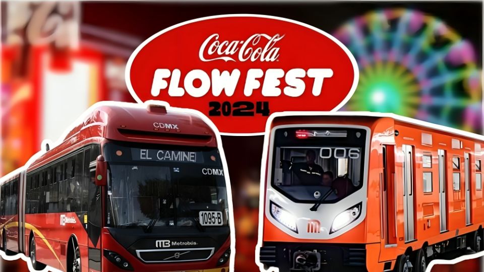 ¿Cómo llegar al Flow Fest 2024 en metro y metrobús?