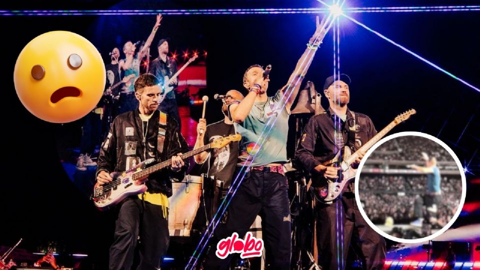 Chris Martin se cae del escenario y preocupa a sus fans.