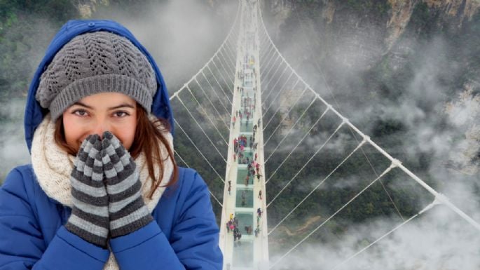 El Pueblo Mágico más frío de Puebla, tiene un puente de cristal y sentirás que caminas entre nubes