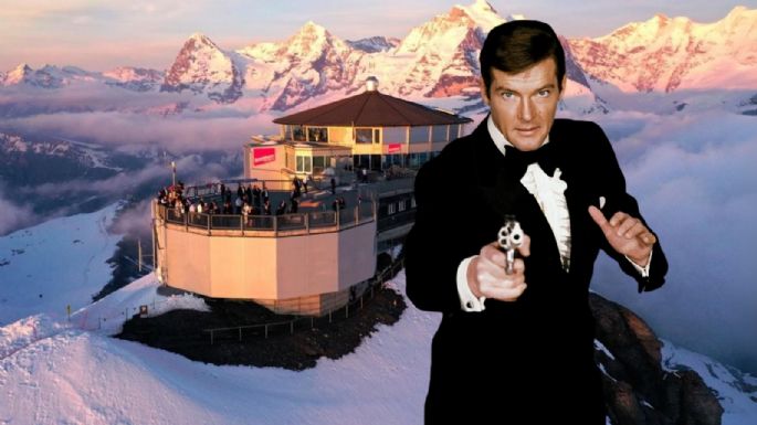 En este pueblo escondido está el teleférico más empinado del mundo que lleva al restaurante giratorio de James Bond