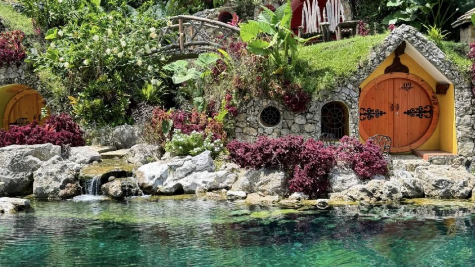 Las cabañas del hobbit, en Xilitla, San Luis Potosí, cuentan con todas las comodidades.