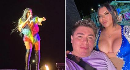 Kimberly “La más Preciosa” baja del escenario para besarse con fan en el carnaval de Campeche