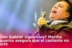 ¿Juan Gabriel sigue vivo? Martha Figueroa asegura que el cantante no murió
