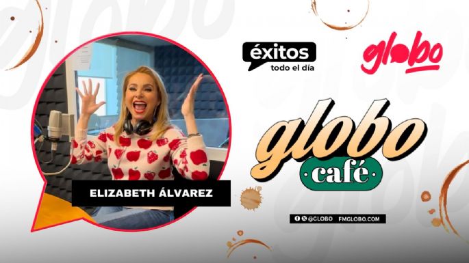 Elizabeth Álvarez en Globo Café