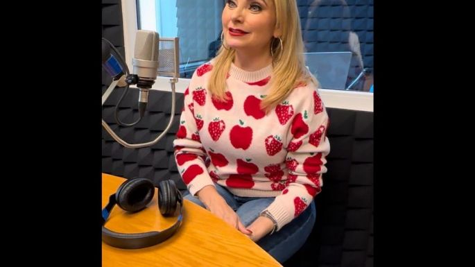 Elizabeth Álvarez en Globo Café