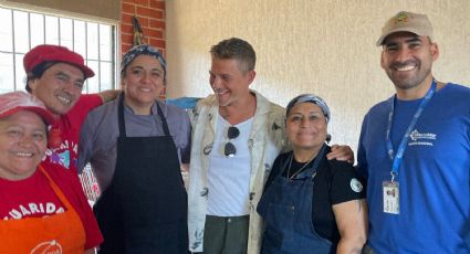 Alejandro Sanz muestra su altruismo al visitar "El Olivar" en Chile y hace cuantioso donativo