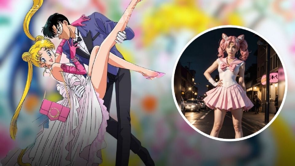 Sailor Chibi-Moon de Sailor Moon, según la IA