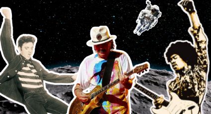Carlos Santana, Elvis, Jimi Hendrix y más artistas llegaron a la Luna gracias al módulo Odysseus