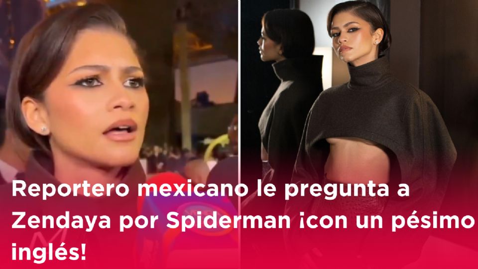 La actriz vivió un incómodo momento por la pregunta del reportero mexicano.