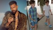 Foto ilustrativa de la nota titulada Ricky Martin presume como han crecido sus hijos