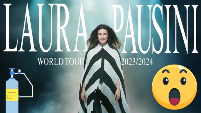 Laura Pausini ¿Por qué tuvo que usar oxígeno mientras se presentaba en concierto de la CDMX?