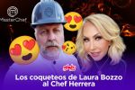 MasterChef Celebrity: Chef Herrera reacciona a coqueteos de Laura Bozzo