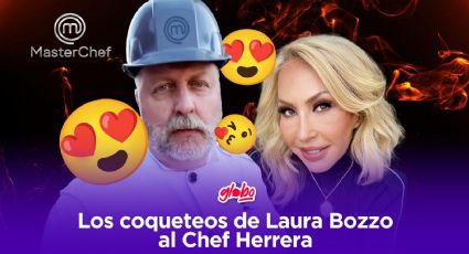 MasterChef Celebrity: Chef Herrera reacciona a coqueteos de Laura Bozzo