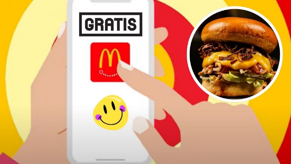 McDonald´s regala hamburguesa a usuarios nuevos.