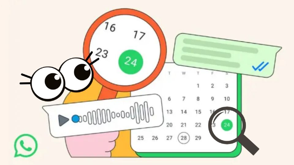 De esta manera puedes buscar mensajes de whatsapp por fecha.