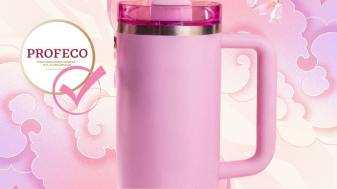 El termo que iguala el vaso rosa de Stanley y Starbucks: Es tres veces más barato