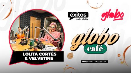 Lolita Cortes y Velvetine en Café Globo platican todo sobre el estreno de 'La Más'
