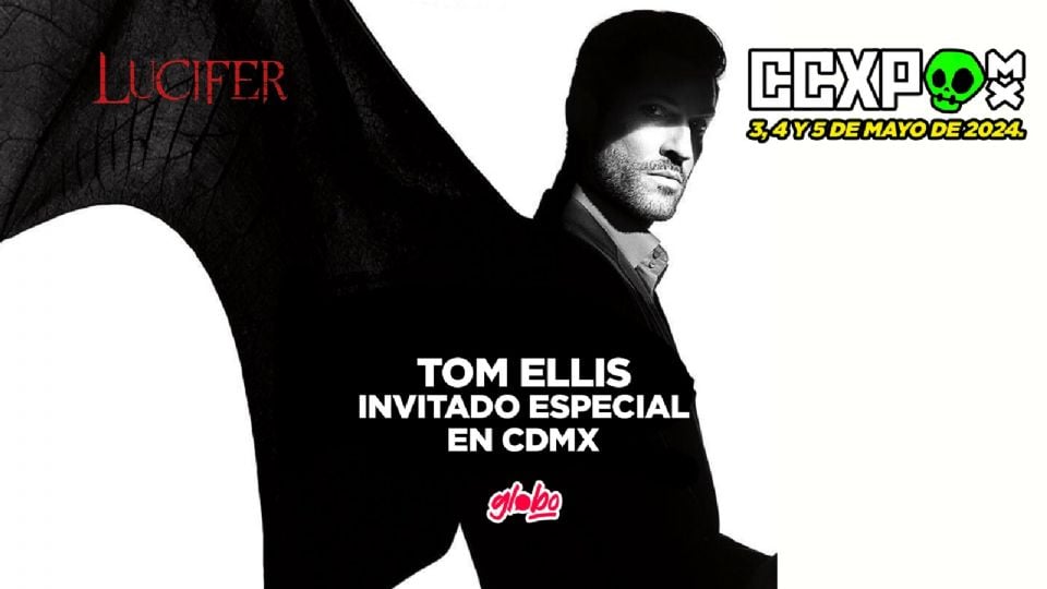 Tom Ellis el protagonista de la serie LUCIFER estará en CDMX.