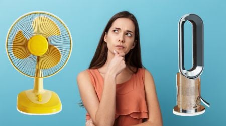 ¿Qué gasta menos luz, un ventilador de torre o de aspas?
