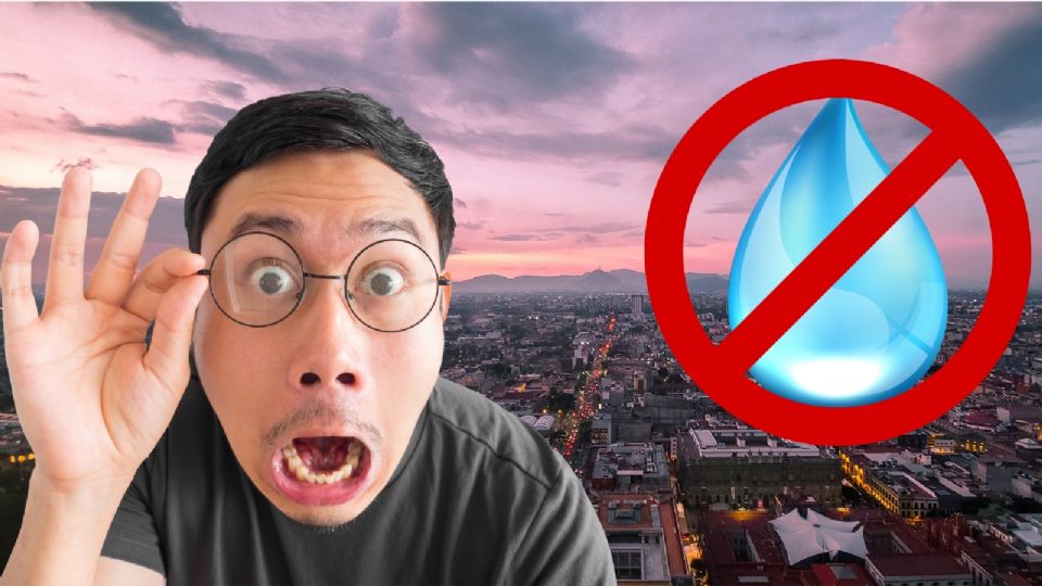Colonias de la CDMX afectadas por el corte de agua.
