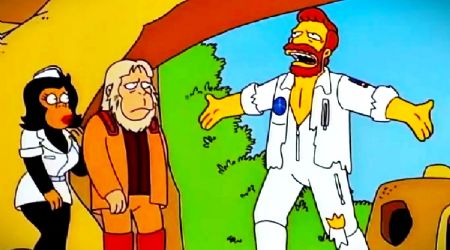 Toma aire antes de ver cómo luciría la escena del ‘Planeta de los Simios’ de ‘Los Simpsons’ en la vida real, según Inteligencia Artificial