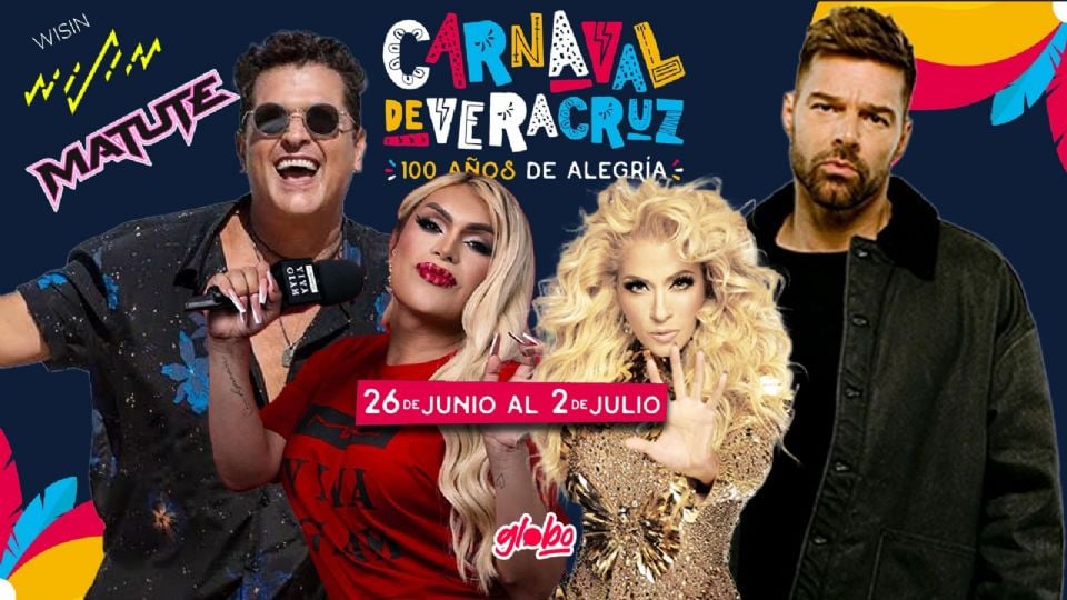 Estos son los ARTISTAS CONFIRMADOS para el Carnaval de Veracruz 2024.