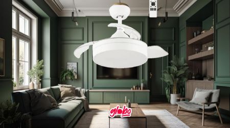 Descubre el Mejor Ventilador de Techo con Aspas Retráctiles y Luz LED