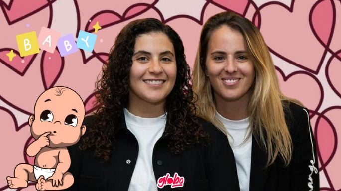 Saskia Niño de Rivera y su esposa, Mariel Duayhe anuncian la llegada de un nuevo integrante a su familia