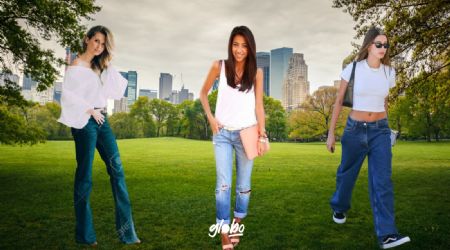 Verano 2024: Blusas blancas y Jeans acampanados para mujeres de 40+
