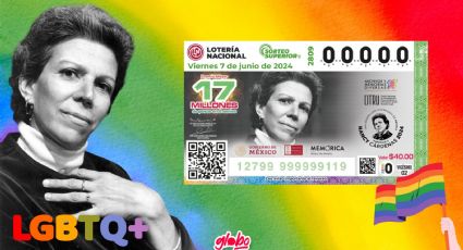 Pride 2024: Nancy Cárdenas, madre del movimiento LGBT, es la imagen del boleto de lotería