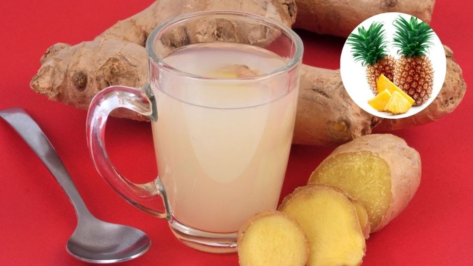 ¿Qué beneficios tiene la infusión de piña con jengibre y cómo se toma? Así puedes prepararla en casa