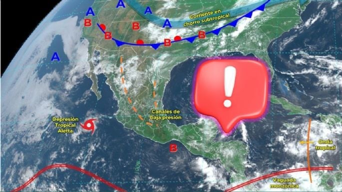 Esta es la trayectoria de la tormenta tropical Aletta, según el SMN