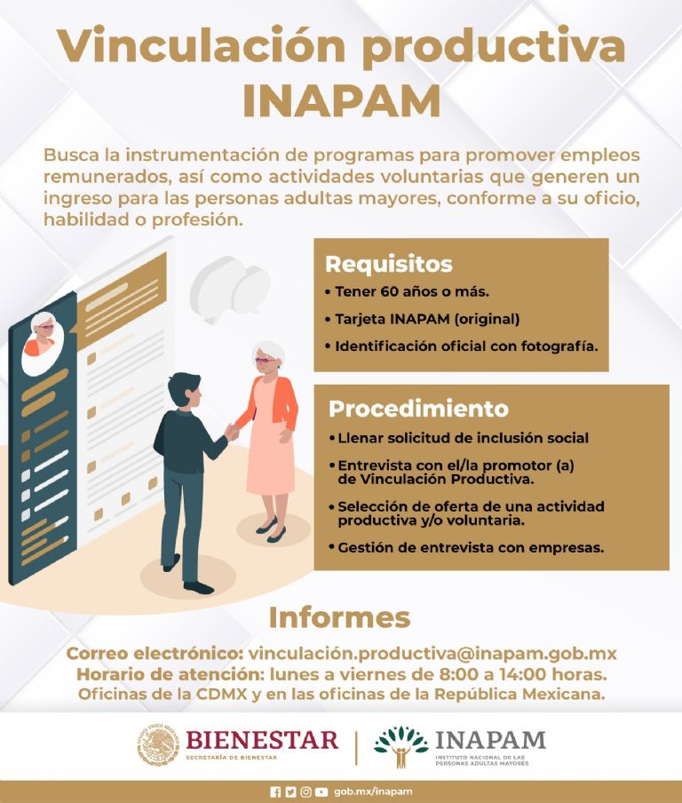 vinculacion productiva inapam