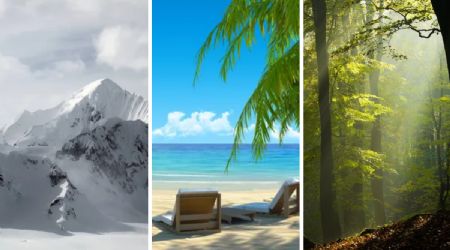 Elige uno de los paisajes y descubre si eres una persona con buenos valores