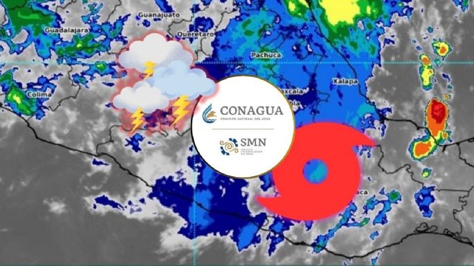 Nueva onda tropical y ciclón dejarán lluvias en estos estados: Así estará el clima en México desde el lunes 12 al jueves 15