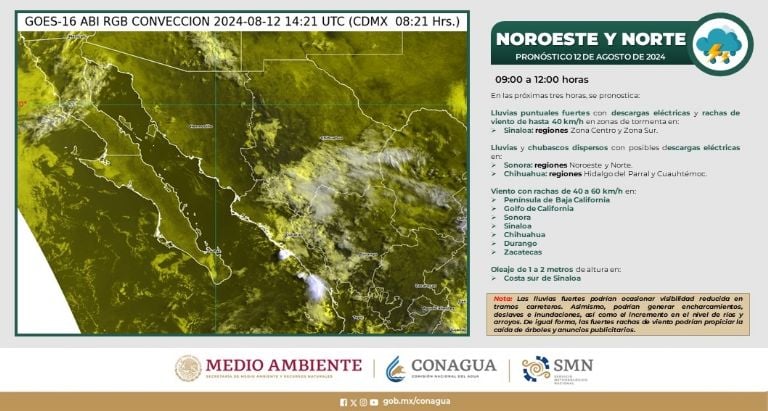 lluvias smn mexico