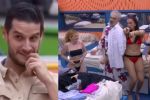 ¡Se emocionó de más! Así reaccionó Adrián Marcelo al ver a Briggitte, Gala y Karime en bikini
