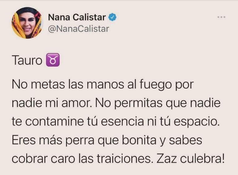 nana calistar horoscopo