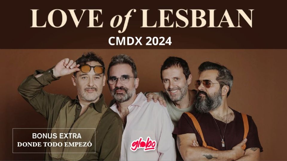LOVE OF LESBIAN  viene a CDMX este 2024 para ofrecer un concierto íntimo en el Lunario del Auditorio NAcional.
