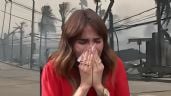 Foto ilustrativa de la nota titulada: Karla Souza rompe en llanto en entrevista por perder su casa en incendios en California (VIDEO)